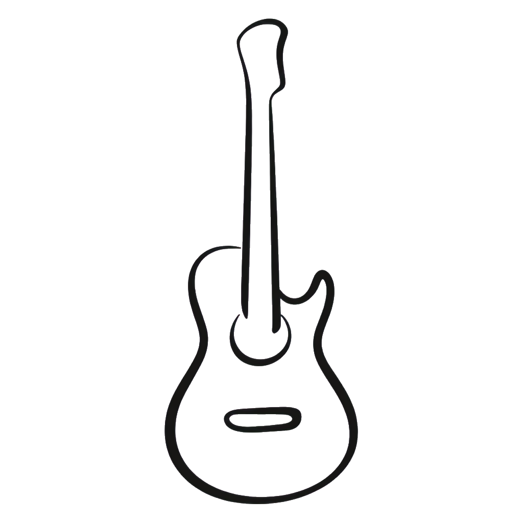 Black Guitar Icon